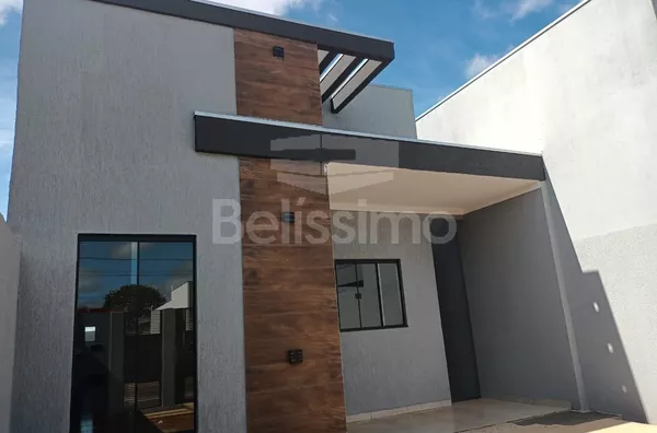 Casa com 03 (três) quartos, sendo 01 (uma) suíte com closet, 01 (uma) sala de estar, 01 (uma) cozinha, 01 (um) banheiro social, 01 (um) hall, 01 (uma) lavanderia e com garagem para 2 carro.