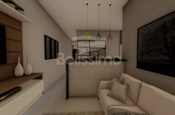 Casa bem localizada no Bosque das Araras, contendo 2 quarto(s), sala, linda cozinha, banheiro social, lavanderia coberta, garagem coberta para 1 carro.