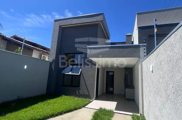 Casa para venda, 3 quarto(s),  sendo 1 suíte, sala, cozinha lavanderia coberta e garagem para 2 carros. - Foto 1