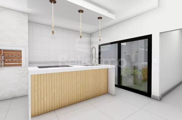 Casa localizada em Três Lagoas MS no bairro: Nova Três Lagoas, contendo os seguintes cômodos: 03 (Três) quartos, sendo 01 (uma) suíte, 02 (dois) banheiros, 01 (uma) cozinha gourmet, 01 (uma) sala TV, lavanderia coberta,01 (Um) Jardim de inverno, garagem p