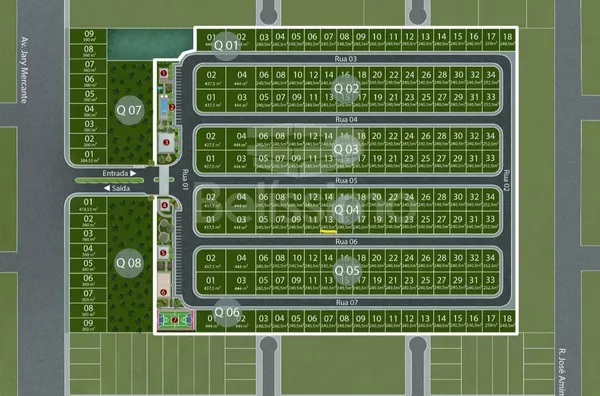 Terreno a Venda, Localizado: Condomínio Terraville