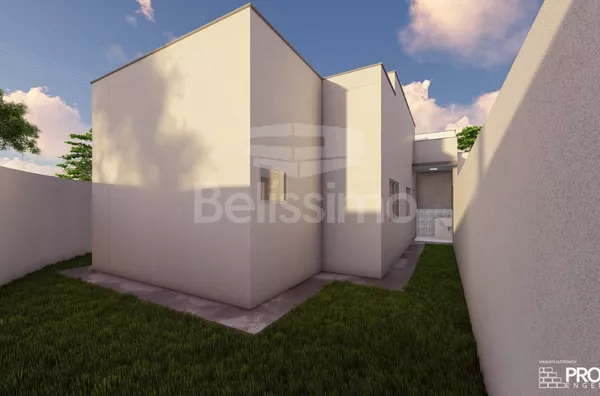 Casa com excelente localização 10 minutos do centro. Casa de 3 quartos, sendo 1 suíte, 01(uma) sala de TV, 01 (uma) cozinha, 01 (uma) área de serviço e 02 (dois) banheiros e com garagem para 1 carro.  Construção: 59,88m²  Terreno: 162m²