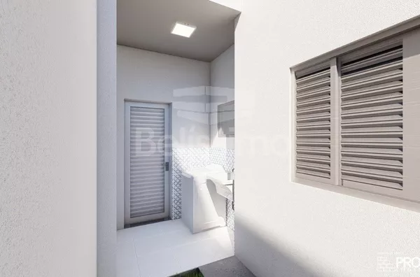 Casa com excelente localização 10 minutos do centro. Casa de 2 quartos,  01(uma) sala de TV, 01 (uma) cozinha, (01) banheiro, 01 (uma) área de serviço coberta e com garagem para 1 carro.  Construção:48m²  Terreno:128,42