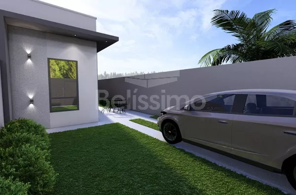 Casa bairro Mais Parque, bem localizada. Casa contendo, 2 (Dois) Quartos, sendo 1 (Uma) suíte, 2 (Dois) Banheiros, Sala de TV, Cozinha, Lavanderia e garagem para dois carros.