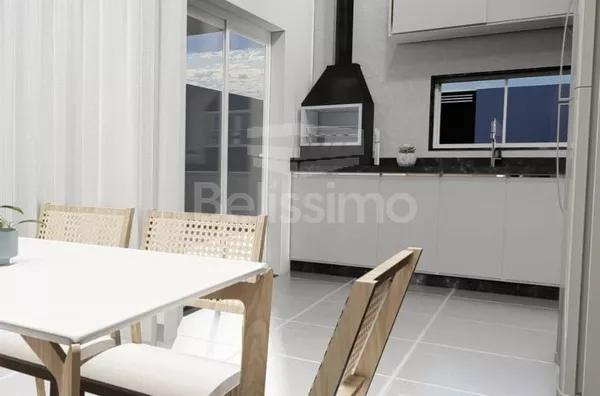 Casa com excelente localização 10 minutos do centro. Casa de 3 quartos, sendo 1 suíte com closet, 01(uma) sala de TV, 01 (uma) cozinha, 01 (uma) área de serviço e 02 (dois) banheiros e com garagem coberta para 2 carros. Móveis planejados na cozinha.  Área