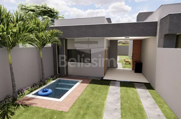 Casa com excelente localização no bairro Mais Parque. Casa contendo: 02 (Dois) Quartos, sendo 01 suíte, 02 (Dois) Banheiros ,Cozinha , Sala, Lavanderia coberta, Área gourmet, Garagem coberta P/ 2 Carros.