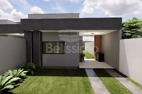 Casa com excelente localização no bairro Mais Parque. Casa contendo: 02 (Dois) Quartos, sendo 01 suíte, 02 (Dois) Banheiros ,Cozinha , Sala, Lavanderia coberta, Área gourmet, Garagem coberta P/ 2 Carros.