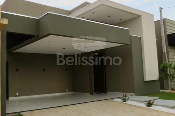 Linda Casa no condomínio Terras do Jupiá, Casa com 03(três) quartos , sendo 01(uma)suíte master com closet , 01(uma) suíte, 01(um) quarto, 01(uma) sala com pé direito alto, 01 (uma) cozinha com balcão em formato de ilha e planejados, 01 (uma) área de serv