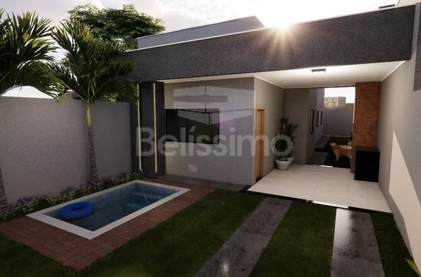 Casa com excelente localização no bairro Mais Parque. Casa contendo: 02 (Dois) Quartos, sendo 01 suíte, 02 (Dois) Banheiros ,Cozinha , Sala, Lavanderia coberta, Área gourmet, Garagem coberta P/ 2 Carros.