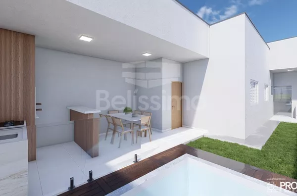 Casa á venda no Bairro bosque das Araras. Casa com 02(dois) quartos, sendo 1 suíte, 01(uma) sala de TV, 01(uma) cozinha ampla, 02(dois) banheiros, 01(uma) área de serviço coberta, área gourmet com piscina, garagem para 2 carro.