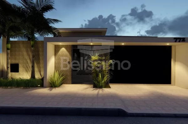 Belíssima  casa a venda próximo ao Shopping, casa conta com 3 quarto(s) sendo 1 Suíte máster c/ espaço p/ closet, 1 suíte comum, 1 quarto social, sala com pé direto com 4 metros de altura, sala de jantar, cozinha, 3 banheiros, lavanderia coberta,  com esp