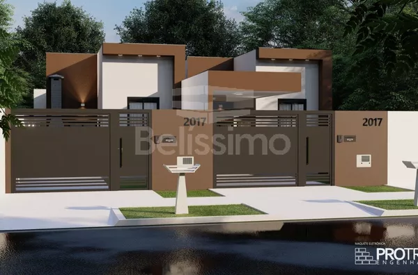 Casa bairro Nova Três Lagoas, bem localizada. Casa contendo, 2 (Dois) Quartos, sendo 1 (Uma) suíte, 2 (Dois) Banheiros, Sala de TV, Cozinha, Lavanderia, churrasqueira e garagem coberta. - Foto 1