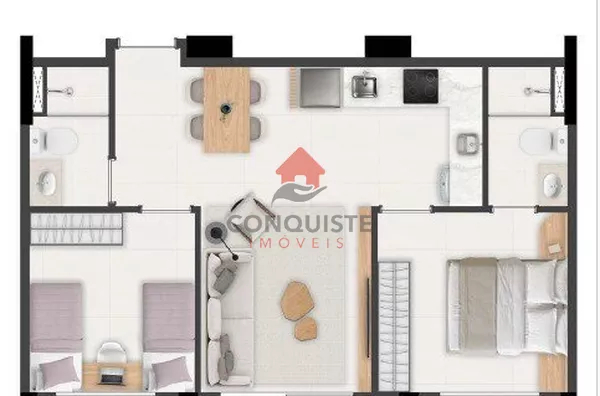 More ou Invista no Brás 120 — Plantas de 17m² a 49m²