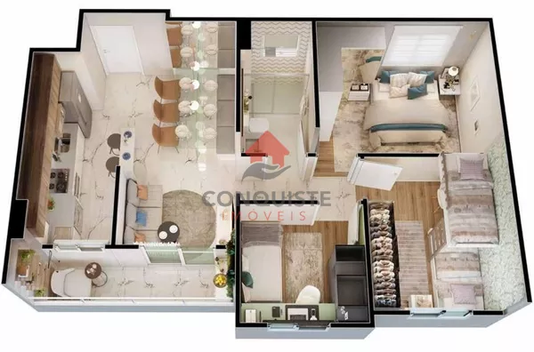 Lançamento Nostro Mooca com apartamentos de 44 a 55m², condomínio com área de lazer completo e ao lado da estação Mooca. 