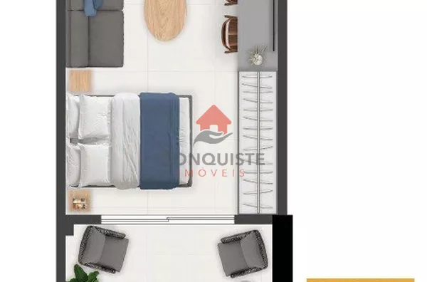 More ou Invista no Brás 120 — Plantas de 17m² a 49m²