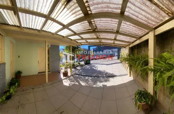 parte frontal da residência