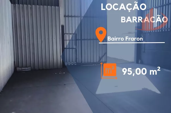 BARRACÃO COM 95m² PARA LOCAÇÃO NO BAIRRO FRARON EM PATO BRANCO/PR