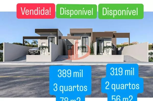 CASA COM 77,77m² À VENDA NO BAIRRO FRARON EM PATO BRANCO/PR