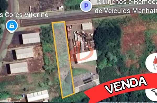 TERRENO COM 1541m² À VENDA EM VITORINO/PR