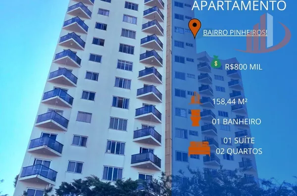VENDE-SE APARTAMENTO NO BAIRRO PINHEIROS NA CIDADE DE PATO BRANCO!
