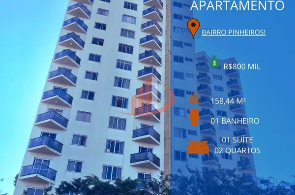 VENDE-SE APARTAMENTO NO BAIRRO PINHEIROS NA CIDADE DE PATO BRANCO!