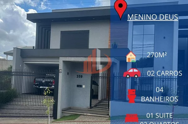VENDE-SE CASA NO BAIRRO MENINO DEUS EM PATO BRANCO!! - Foto 1