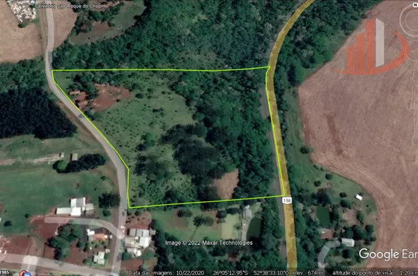 CHÁCARA COM 5 HECTARES PRÓXIMO A PATO BRANCO