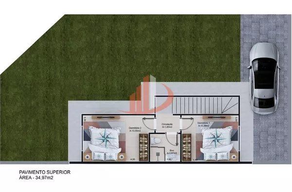 CASA COM 55m² À VENDA NO BAIRRO FRARON EM PATO BRANCO/PR - Foto 8