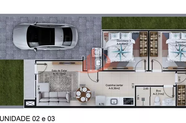 SOBRADO COM 76,90m² À VENDA NO BAIRRO FRARON EM PATO BRANCO/PR - Foto 13