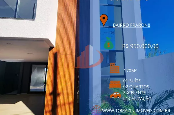 SOBRADO COM 170m² NO PARQUE DO SOM EM PATO BRANCO/PR