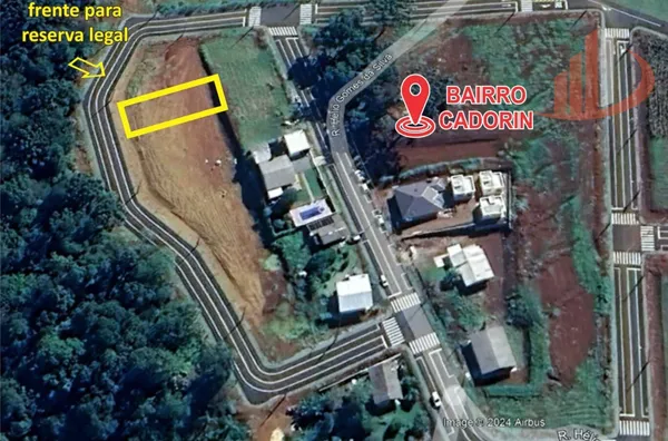 TERRENO COM 400m² À VENDA NO BAIRRO CADORIN EM PATO BRANCO/PR