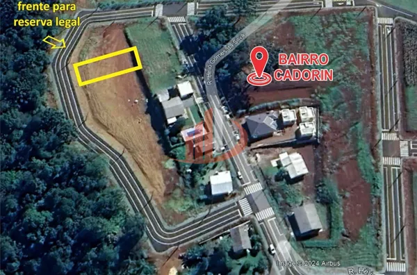 TERRENO COM 400m² À VENDA NO BAIRRO CADORIN EM PATO BRANCO/PR