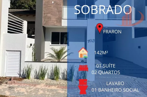 VENDE-SE SOBRADO NO BAIRRO FRARON EM PATO BRANCO!