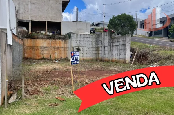 TERRENO COM 195,59m² DE ESQUINA, BAIRRO PAGNONCELLI, PATO BRANCO/PR