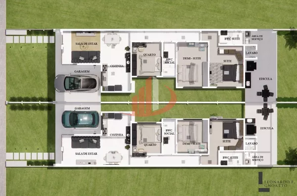 CASA "A" COM 103,76m² NO BAIRRO SÃO FRANCISO EM PATO BRANCO/PR