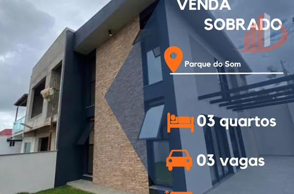 VENDE-SE SOBRADO NO BAIRRO PARQUE DO SOM EM PATO BRANCO!