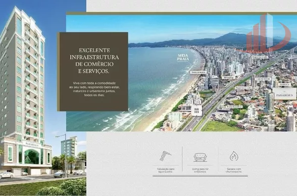 APARTAMENTO COM 69m² EM ITAPEMA/SC