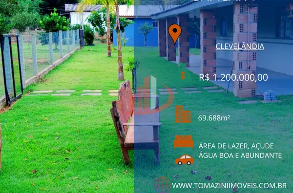 CHÁCARA COM 69.688M² EM CLEVELÂNDIA NO PARANÁ - Foto 1
