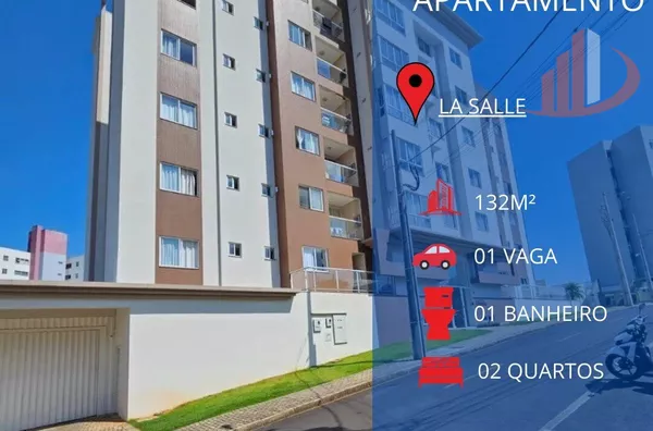 VENDE-SE APARTAMENTO NO EDIFÍCIO ATLANTIS, NO BAIRRO LA SALLE, PATO BRANCO!