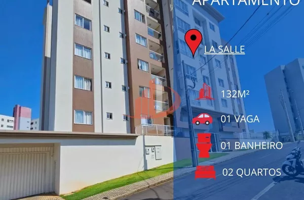 VENDE-SE APARTAMENTO NO EDIFÍCIO ATLANTIS, NO BAIRRO LA SALLE, PATO BRANCO!