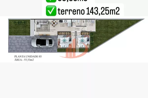 CASA COM 77,77m² À VENDA NO BAIRRO FRARON EM PATO BRANCO/PR - Foto 9