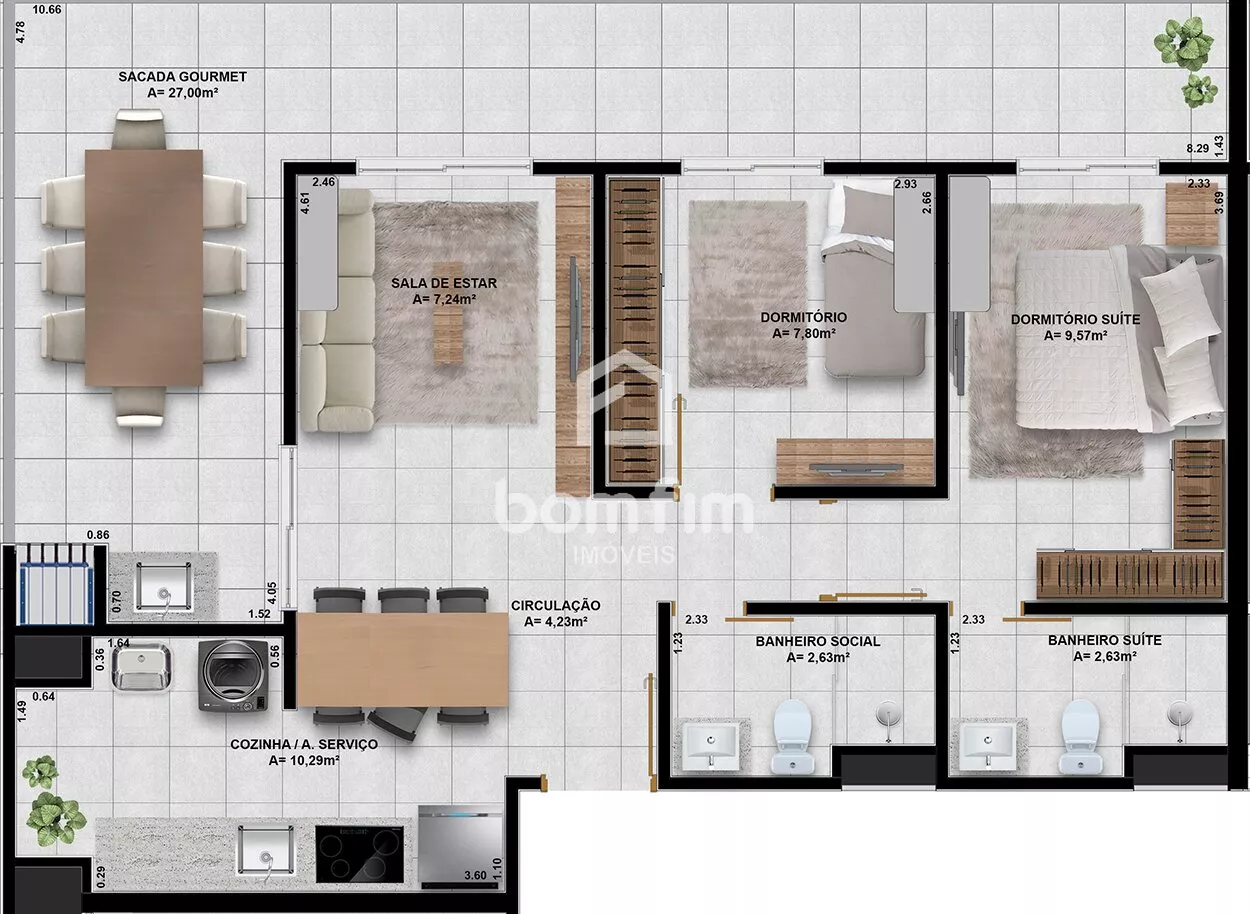 Apartamento, 2 quartos, 64 m² - Foto 20
