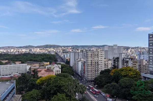 Apto 01 dorm. com vista para aluguel Centro Histórico, Porto Alegre/RS.