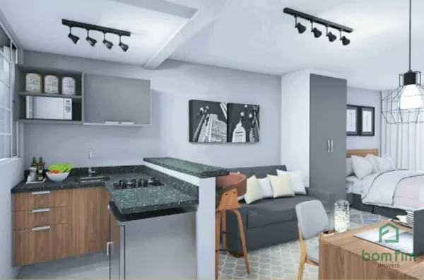 1 quarto tipo Studio a venda,  Centro Histórico, Porto Alegre
