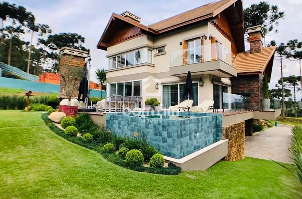 Casa em condomínio para venda, 5 quartos , Gramado/RS. - Foto 1