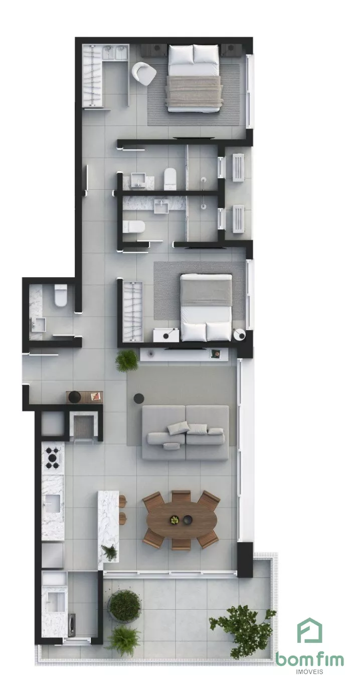 Apartamento à venda com 1 quarto, 46m² - Foto 18