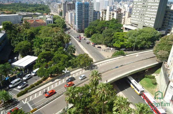 Apto 01 dorm. com vista para aluguel Centro Histórico, Porto Alegre/RS.