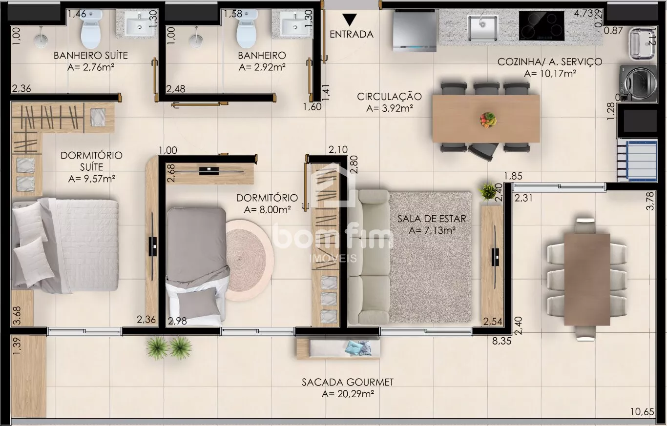 Apartamento, 2 quartos, 64 m² - Foto 19