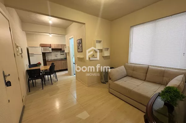 Apto 1 dorm. mobiliado para aluguel,  bairro Centro Histórico, Porto Alegre/RS