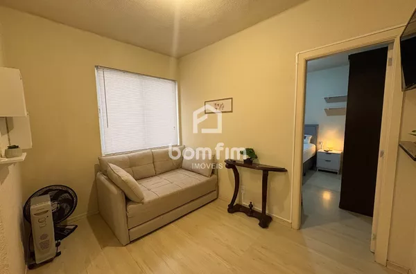 Apto 1 dorm. mobiliado para aluguel,  bairro Centro Histórico, Porto Alegre/RS